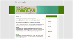 Desktop Screenshot of beautymantra.com.fj